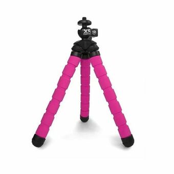 MiniTripié Flexible Xsories Rosa para Foto con Cabeza de Bola