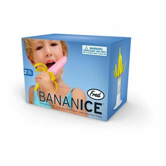 Moldes para Paletas de Hielo Fred & Friends Banana 2 pzs