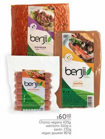 Chorizo vegano benji 400g