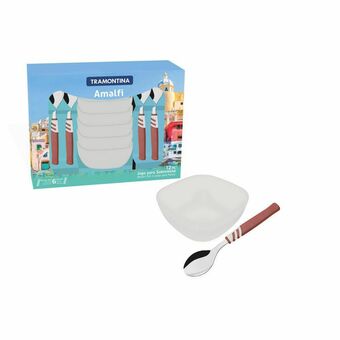 Elektra Tramontina Set de cubiertos 12 Piezas - Rojo oferta