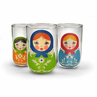 Elektra Vasos Apilables Fred & Friends Matryoshkas 3 pzs oferta