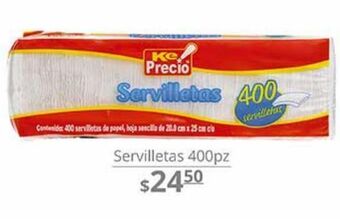 La Comer Servilletas ke precio 400pz oferta