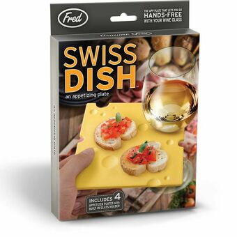 Platos para Aperitivo Fred & Friends Cheese 4 pzs