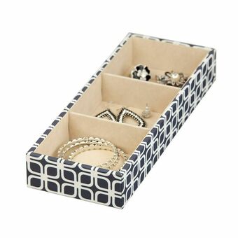 Elektra Organizador de Joyas Home Basic Blanco con Negro oferta