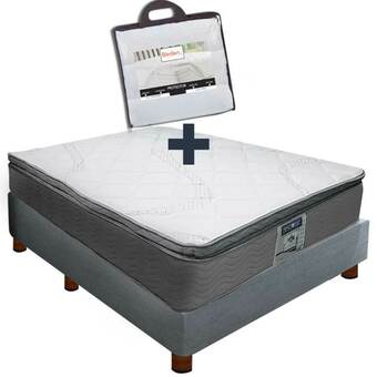 Elektra Colchón Restonic Ortopédico Rah Matrimonial +Box + Protector oferta