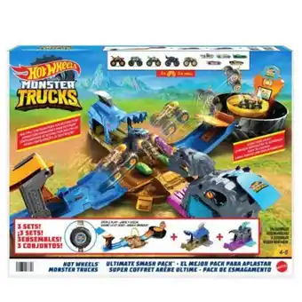 Sam's Club El mejor pack para aplastar hot wheels monster trucks oferta