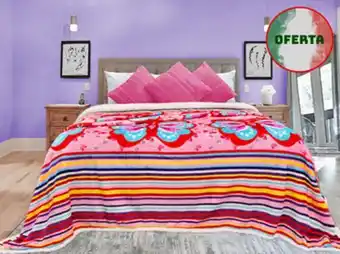 Colap La Palestina Edredón colap borrego bonded king size mariposas oferta