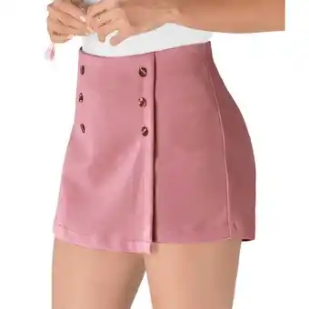 Felker falda short color rosa mujer, código 87699