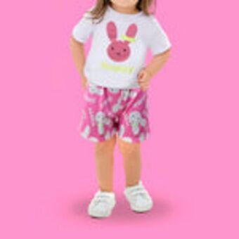 Pijama para niña con estampado