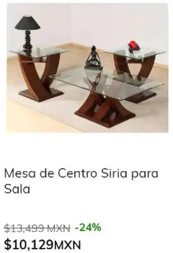 Mesa de Centro Siria para Sala
