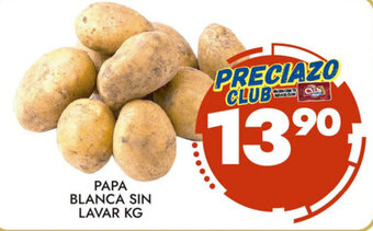 Papa Blanca Sin Lavar Kg