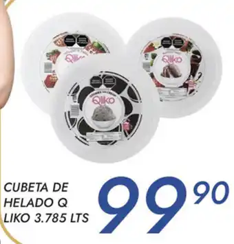 Alsuper Cubeta Helado Q Liko 3785 Lts oferta