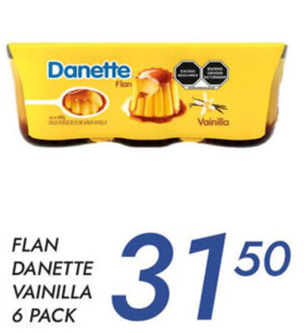 Flan Danette Vainilla 6 Pack