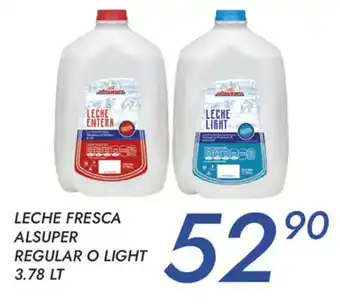 Alsuper Leche Fresca Alsuper Regular O Light 3.78 Lt oferta