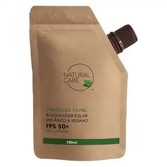 Bloqueador solar orgánico vegano fps50 repuesto 100ml