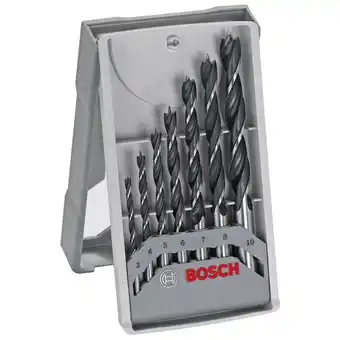 Juego de 7 brocas para madera (1/8", 5/32", 3/16") bosch