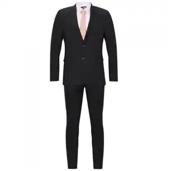 Traje recto carlo corinto marino obscuro para hombre