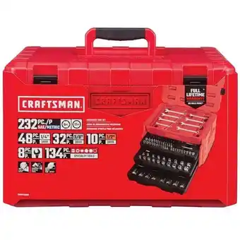 Sears Autocle juego de herramienta mecánica 232pz cmmt45300 craftsman oferta