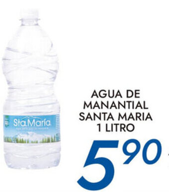 Alsuper Agua De Manantial Santa Maria 1 Litro oferta