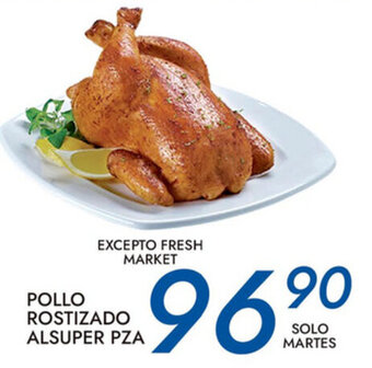 Pollo Rostizado Alsuper Pza