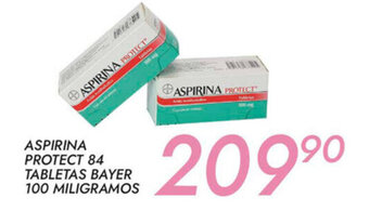 Alsuper Aspirina Protect 84 Tabletas Bayer 100 Miligramos oferta