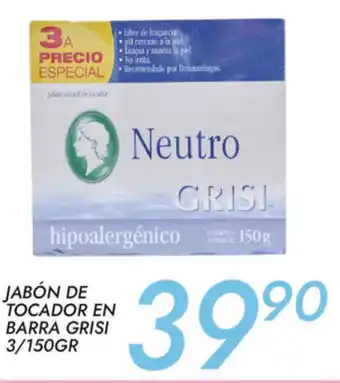 Alsuper Jabón De Tocador En Barra Grisi 3/150gr oferta