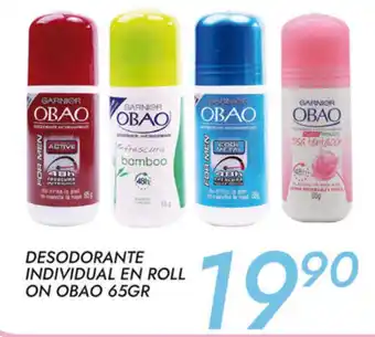 Desodorante Individual En Roll On Obao 65Gr