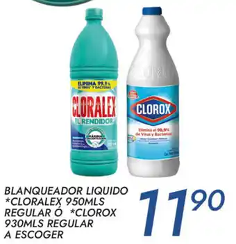Alsuper Blanqueador Liquido Cloralex, Clorox oferta