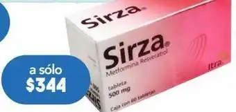 Farmacia San Pablo Sirza tab 500mg caj c/60 oferta