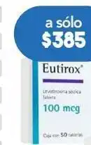 Farmacia San Pablo Eutirox tab 100mcg caj c/50 oferta