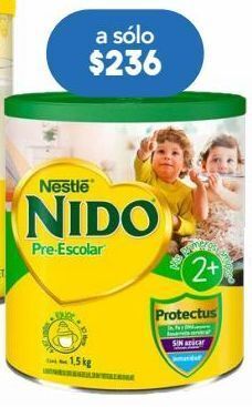 Farmacia San Pablo Nido prescolar leche en polvo 2+ c/1.5kg oferta