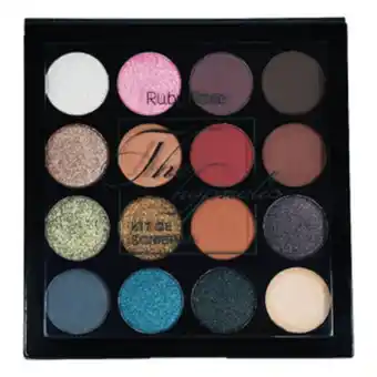 Promo paleta sombra-ojos ruby rose the hypnotic hb-1024
