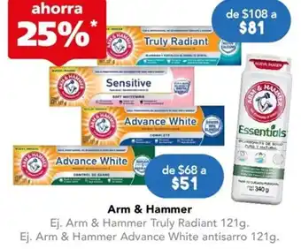 Farmacia San Pablo Ej. Arm & Hammer Truly Radiant 121g oferta
