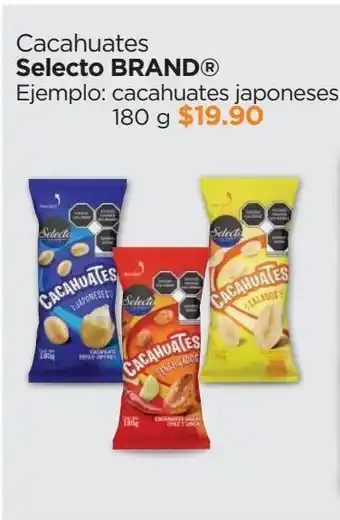 Cacahuates selecto brand cacahuates japoneses 180 g
