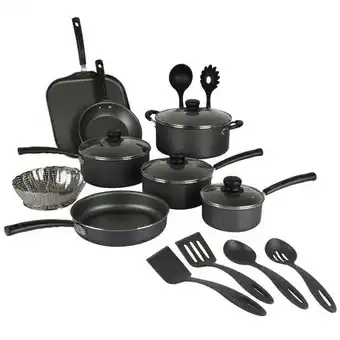 Batería cocina 18 piezas primaware negro tramontina