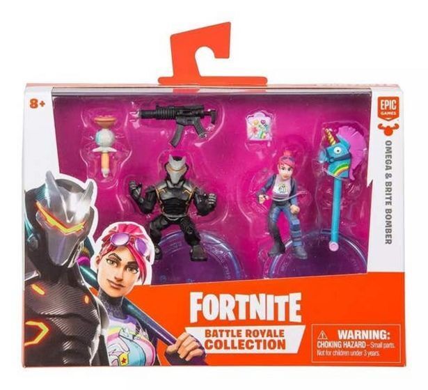 Juguetrón Bandai fortnite battle royale collection omega y brite bombers pack 81793-3 oferta