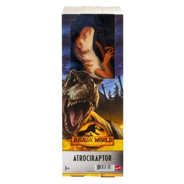 Juguetrón Mattel jurassic world atrociraptor red dinosaurio de 12" gxw56 oferta