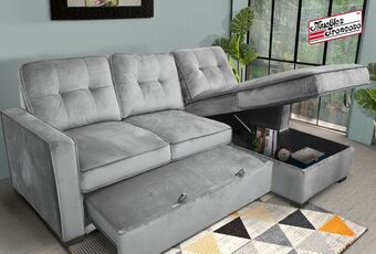 Sala casper gris modular importada