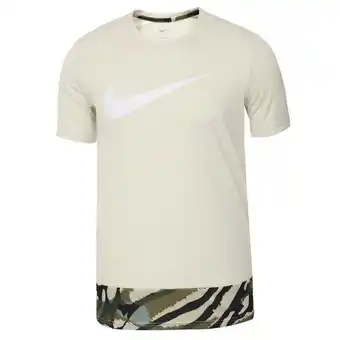 Playera deportiva para caballero nike beige dm5564-072
