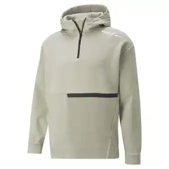 Sudadera de fieltro polar con medio cierre rad/cal para hombre