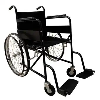 Silla de ruedas economica plegable vida digna -adulto color negro