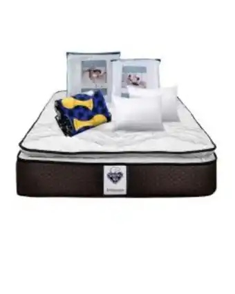 Super Colchones Colchón spring air queen size value + sabanas ensueño queen size + protector ensueño + 2 almohada gratis+ frasada gratis oferta