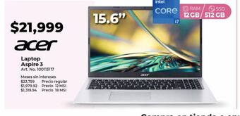 Office Depot Laptop acer oferta