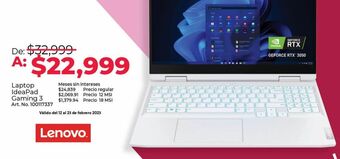 Office Depot Laptop lenovo oferta