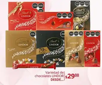 La Comer Chocolates lindor oferta