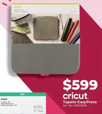 Tapete easypress cricut