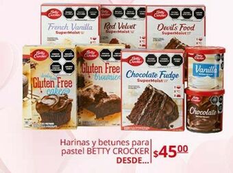 La Comer Harinas y betunes para pastel betty crocker oferta