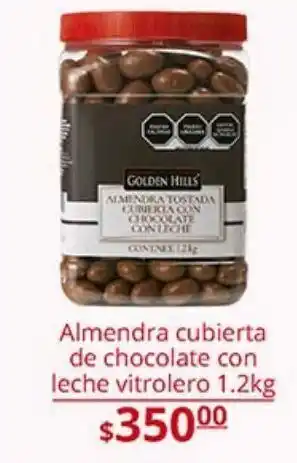 La Comer Almendra cubierta de chocolate con leche vitrolero 1,2kg oferta