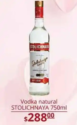 Vodka stolichnaya 750ml