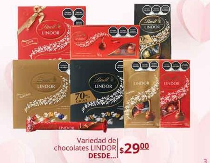 La Comer Variedad de chocolate lindor oferta
